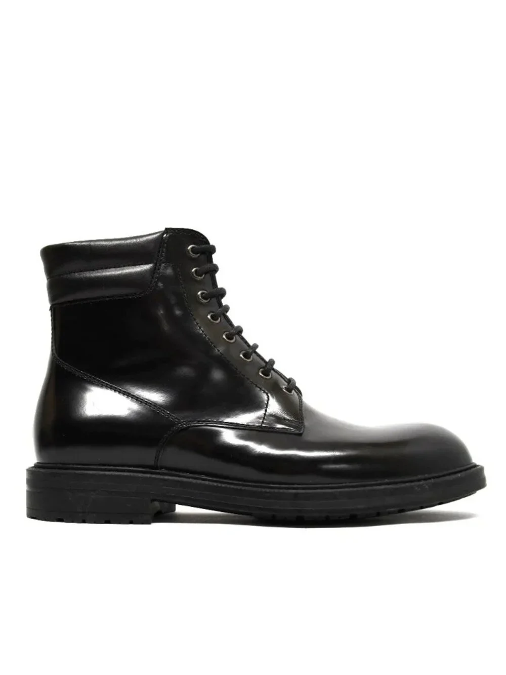 New! Magnanni Grayson Men's Crown Black Combat Boots 25833 Size 10 43 DD509A